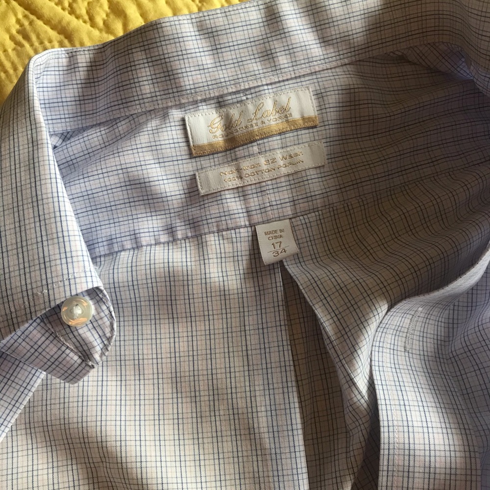 ⏳ LAST CHANCE Roundtree & Yorke Men’s Dress Shirt 17/34